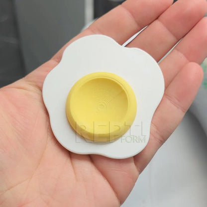 EGG SPLAT | 5 PACK | Isopod Food/Water Bowl | Gecko Calcium Dish | Easy-Clean inserts!