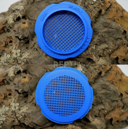 Standard Ventilation for Reptile / Insects | Built In MICRO MESH | Perfect For Jumping Spiders & Isopods | Tons Of Colors & Sizes| Easy To Install